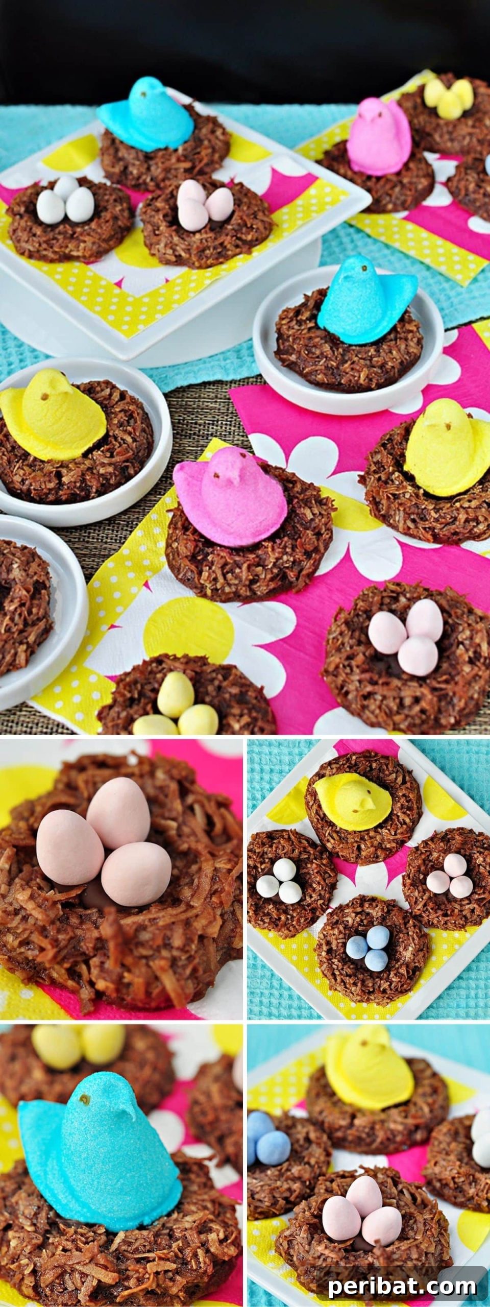 Unleash Easter Fun with Clever Peeps Creations 6 Peep Nest Cookies