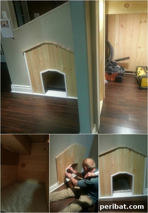 15 Free Plans: Build a Dream Dog House for Your Furry Friend 10 Indoor House: Clever DIY under-the-stairs dog house, maximizing unused indoor space