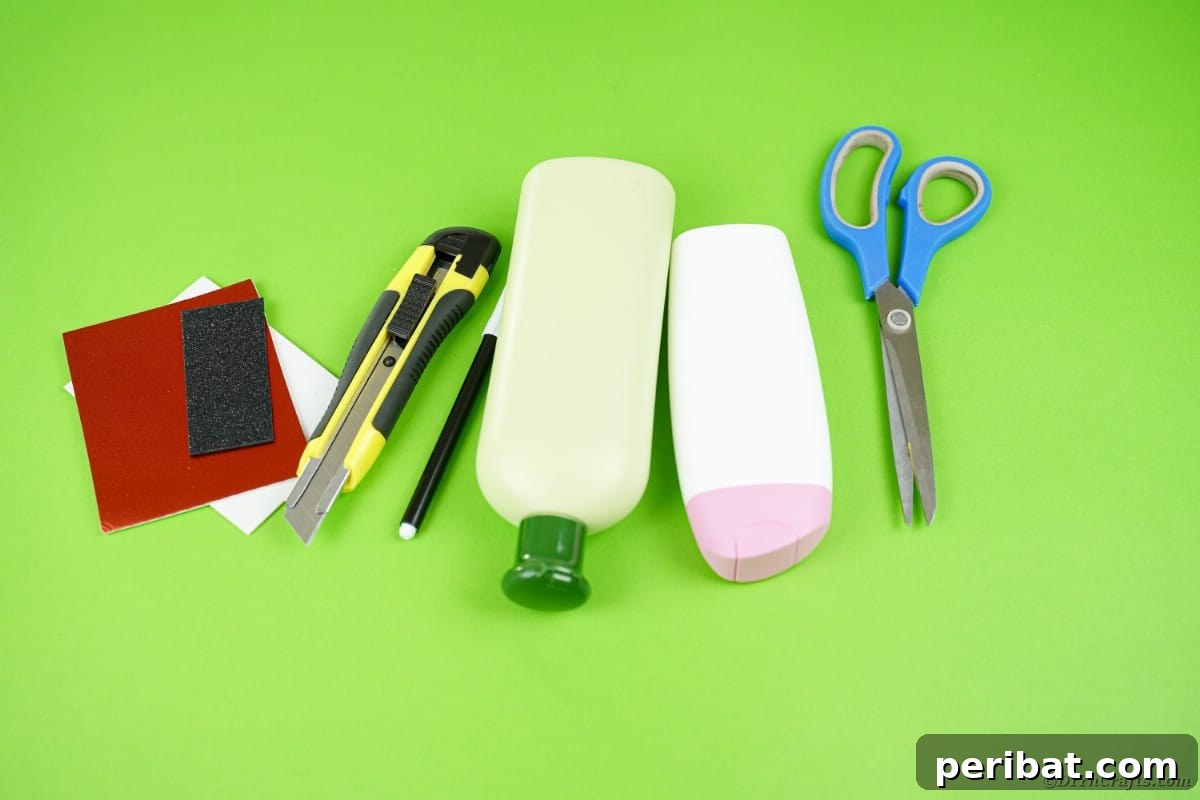 Supplies for monster pencil holders