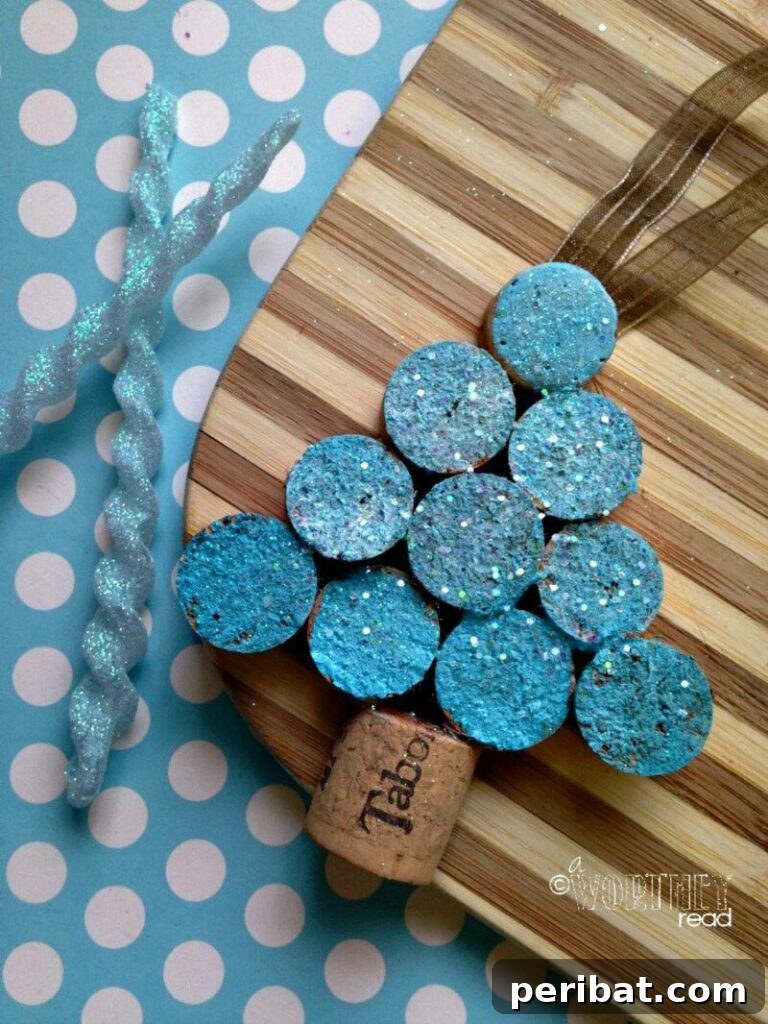 40+ Adorable Mini Christmas Tree Decor Ideas 24 Creative rustic wine cork Christmas tree, an eco-friendly and charming ornament idea.