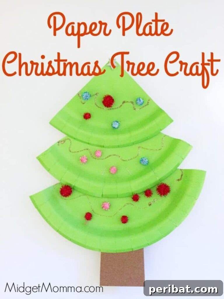 40+ Adorable Mini Christmas Tree Decor Ideas 25 Fun and easy paper plate Christmas tree craft, perfect for kids' holiday activities.