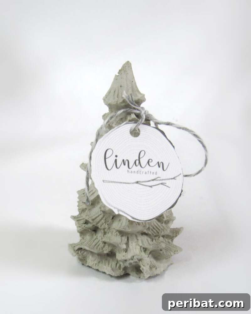 40+ Adorable Mini Christmas Tree Decor Ideas 37 Modern and rustic mini concrete Christmas trees, a brilliant and unique DIY decor idea.