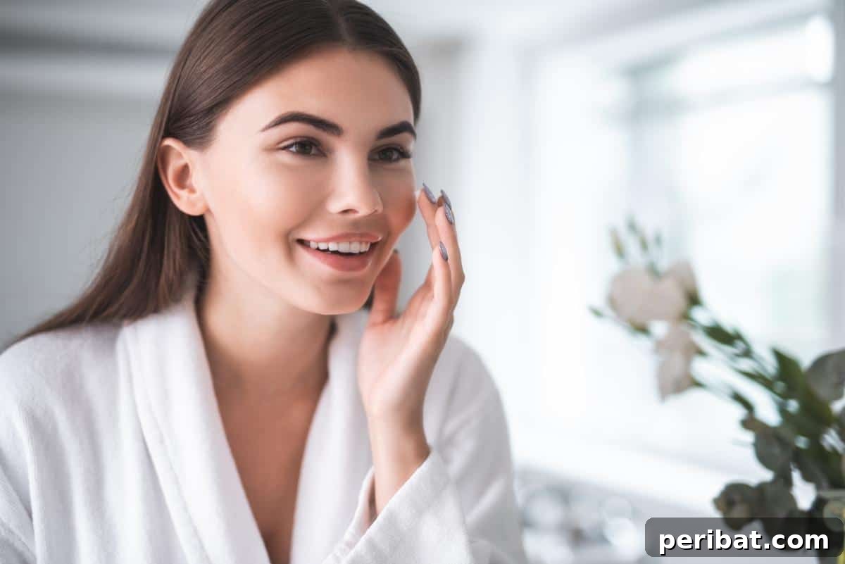 51 Genius Hydrogen Peroxide Hacks 15 A young woman is taking care of herself