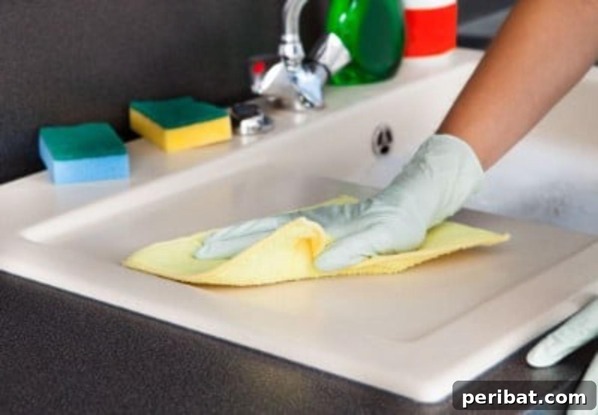 51 Genius Hydrogen Peroxide Hacks 35 Cleaning a table counter.