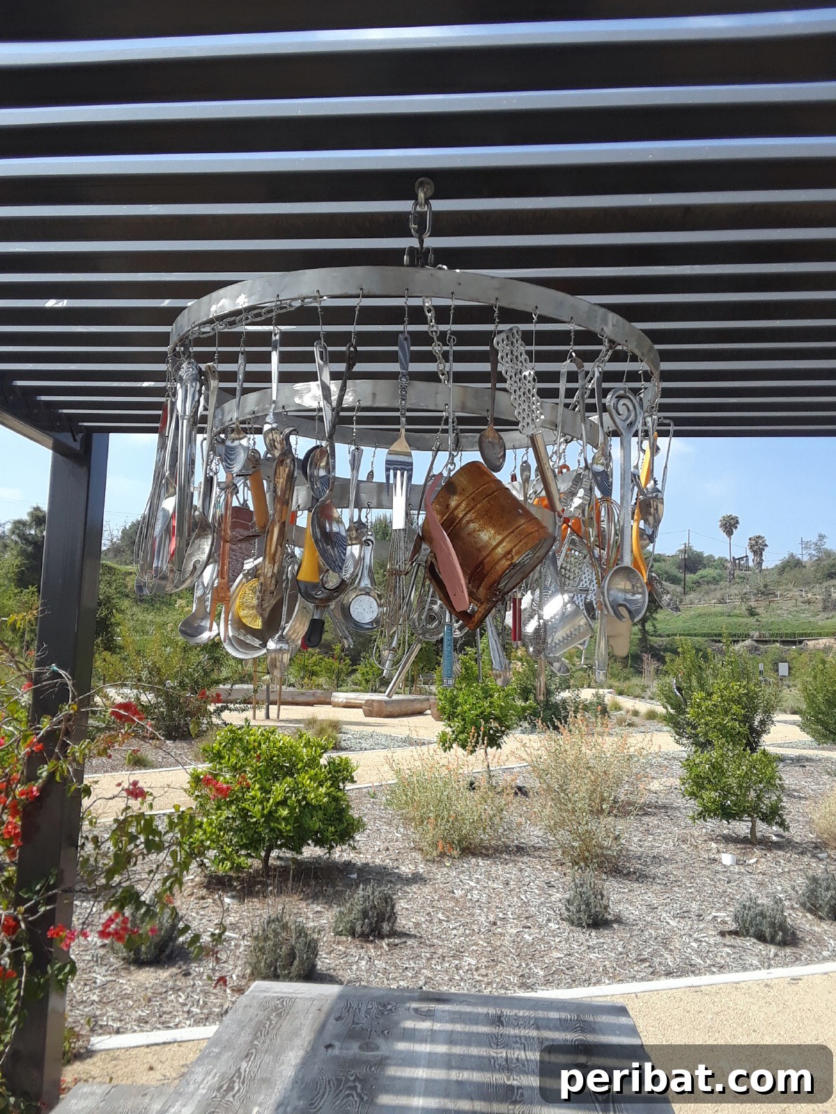 Kitchen utensil wind chime,