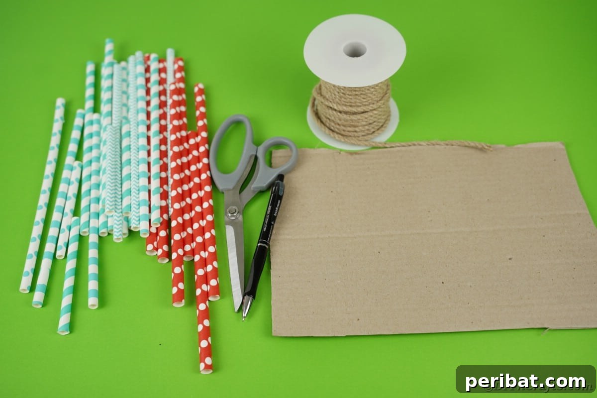 Crafty Paper Straw Heart Wall Decor 6 Supplies for paper straw heart