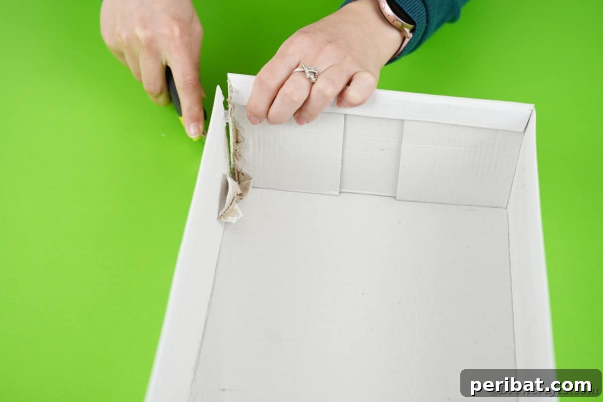 Cutting a box