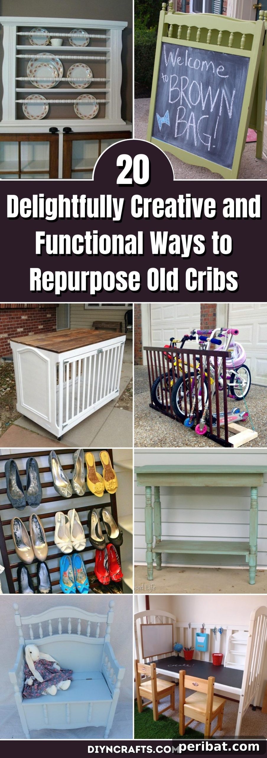 Transform Your Old Crib: 20 Clever Upcycling Projects 2 20 Creative Ways to Repurpose Old Baby Cribs for Home Decor and Organization