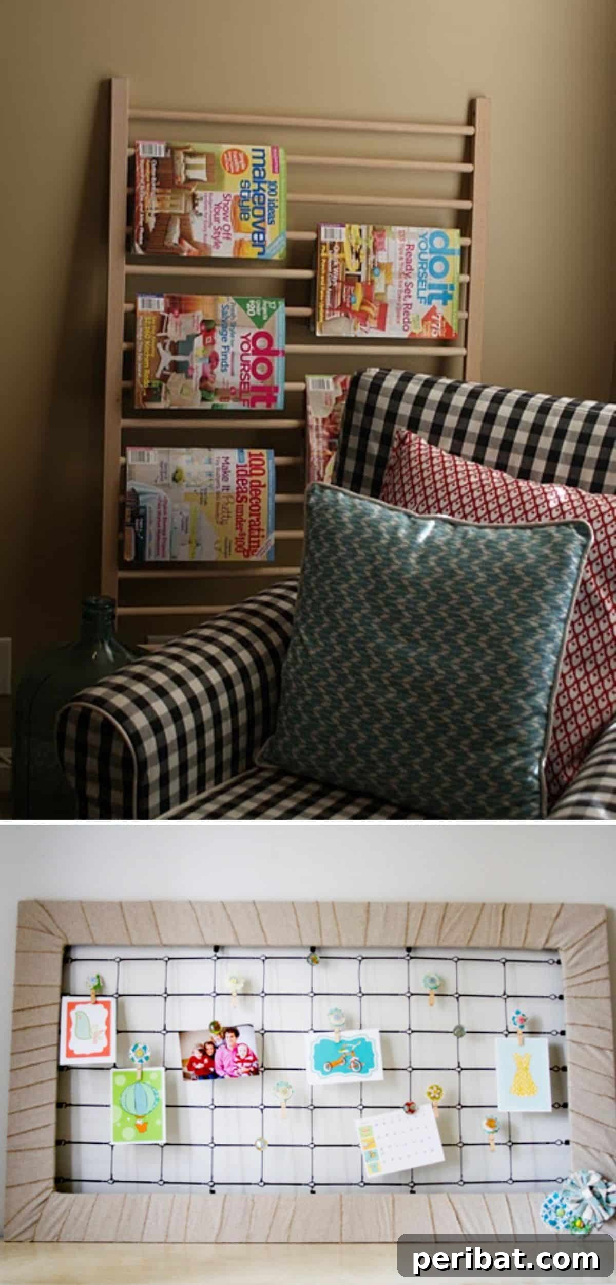 Transform Your Old Crib: 20 Clever Upcycling Projects 7 Repurposed Crib Spring Memo Board