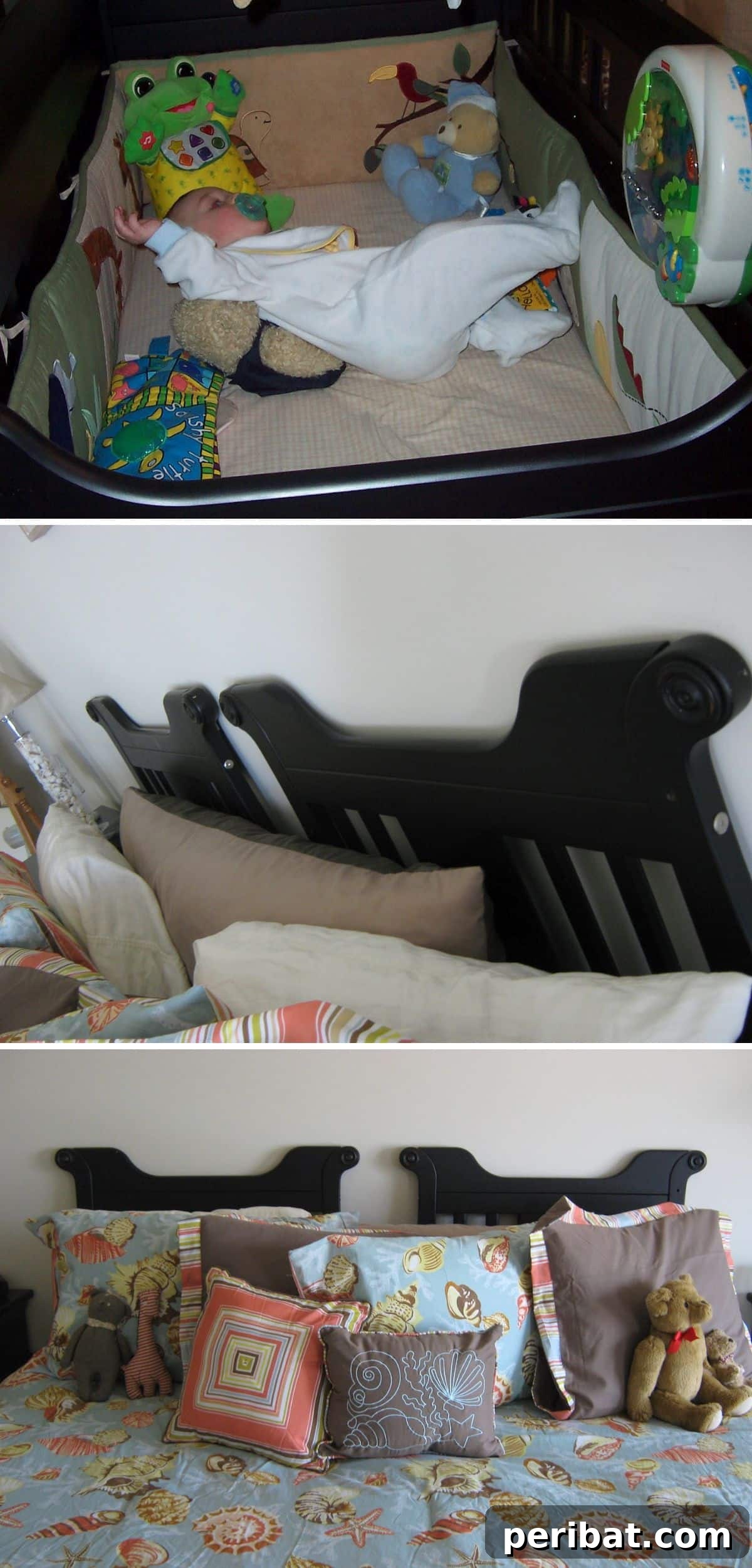 Transform Your Old Crib: 20 Clever Upcycling Projects 8 Repurposed Crib Headboard for Adult Bed