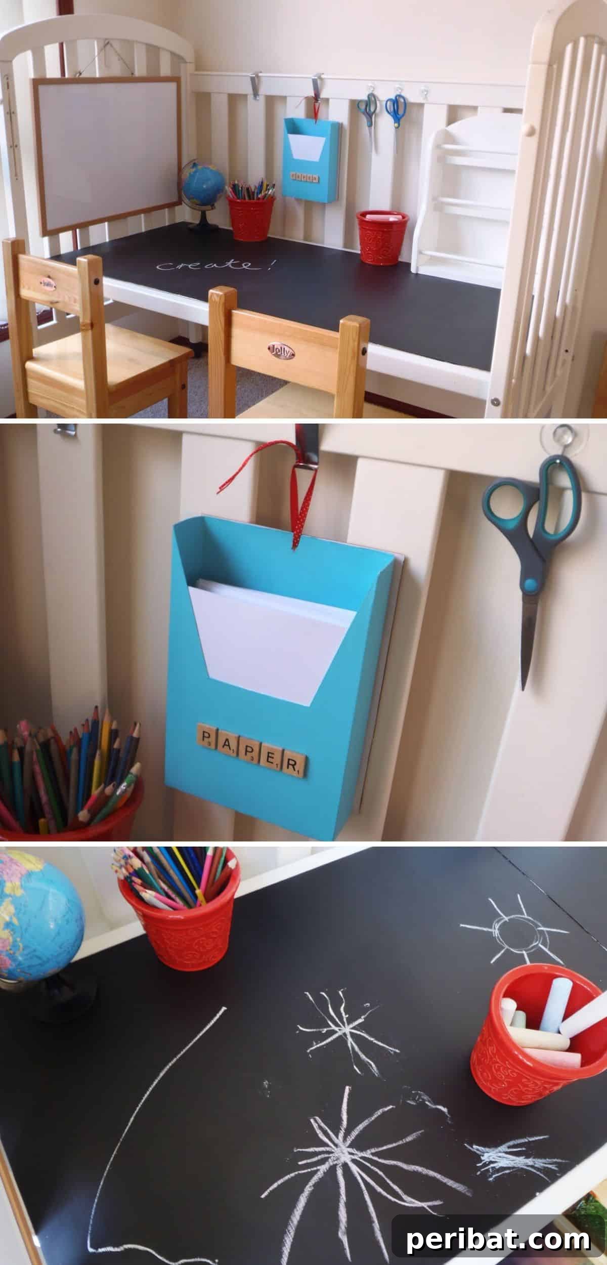 Transform Your Old Crib: 20 Clever Upcycling Projects 10 Repurposed Crib Crafting and Play Station for Kids