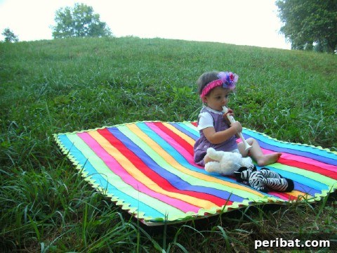 Craft Your Own Stunning Rugs for a Personalized Home 15 Technicolor Play Mat - 30 Magnificent DIY Rugs to Brighten up Your Home