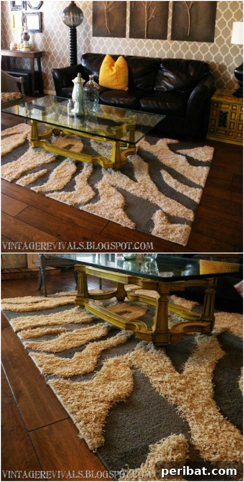 Craft Your Own Stunning Rugs for a Personalized Home 21 Two Becomes One - 30 Magnificent DIY Rugs to Brighten up Your Home