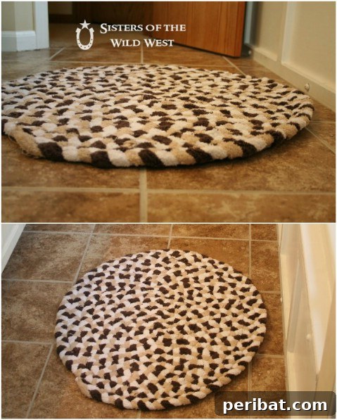 Craft Your Own Stunning Rugs for a Personalized Home 22 Braided Towels - 30 Magnificent DIY Rugs to Brighten up Your Home