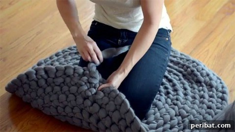 Craft Your Own Stunning Rugs for a Personalized Home 29 Finger Crochet Fun - 30 Magnificent DIY Rugs to Brighten up Your Home