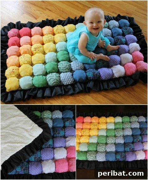 Craft Your Own Stunning Rugs for a Personalized Home 32 Puffy Baby Rug - 30 Magnificent DIY Rugs to Brighten up Your Home
