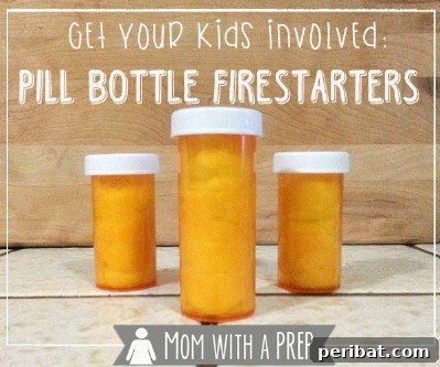 Boş İlaç Şişelerini Değerlendirmek İçin 30 Harika Fikir 9 DIY Pill Bottle Fire Starter