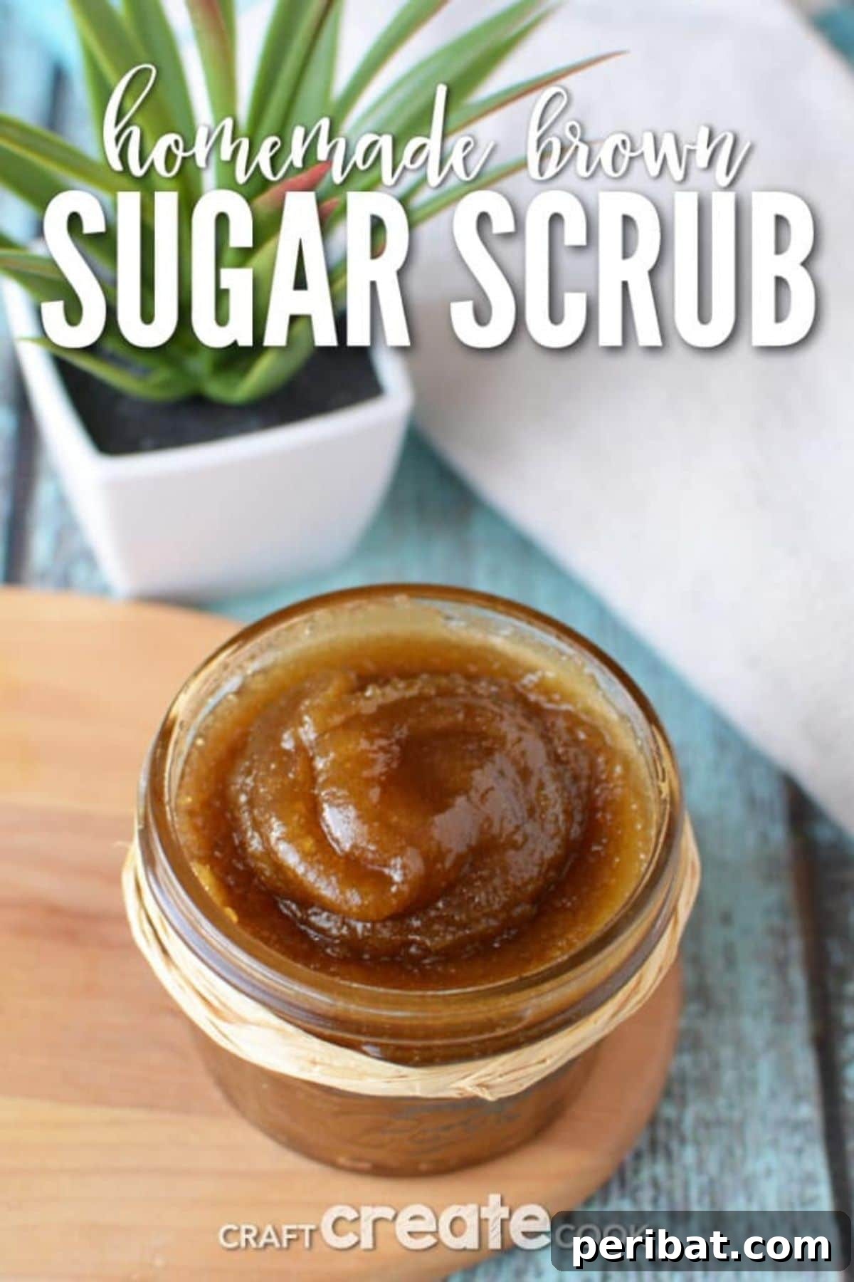 45 Handmade Gifts Women Will Adore 16 Brown sugar scrub in jar