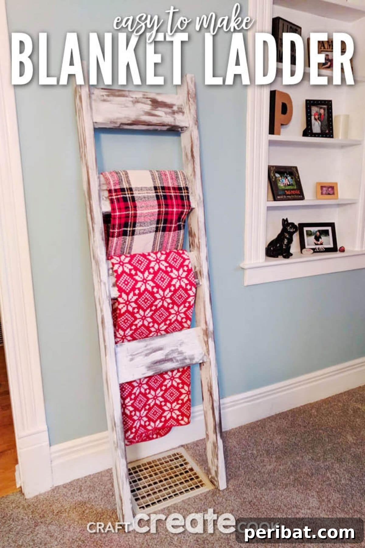 45 Handmade Gifts Women Will Adore 18 Blanket ladder