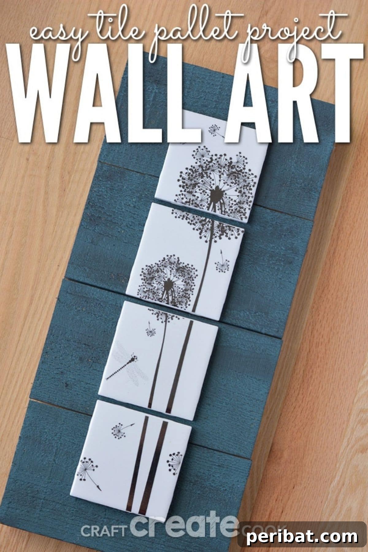 45 Handmade Gifts Women Will Adore 19 Teal flower art
