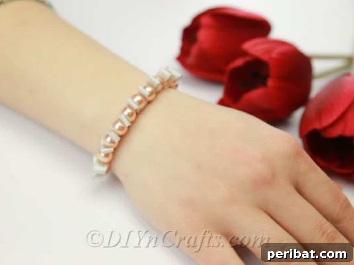 45 Handmade Gifts Women Will Adore 3 Pearl bracelet