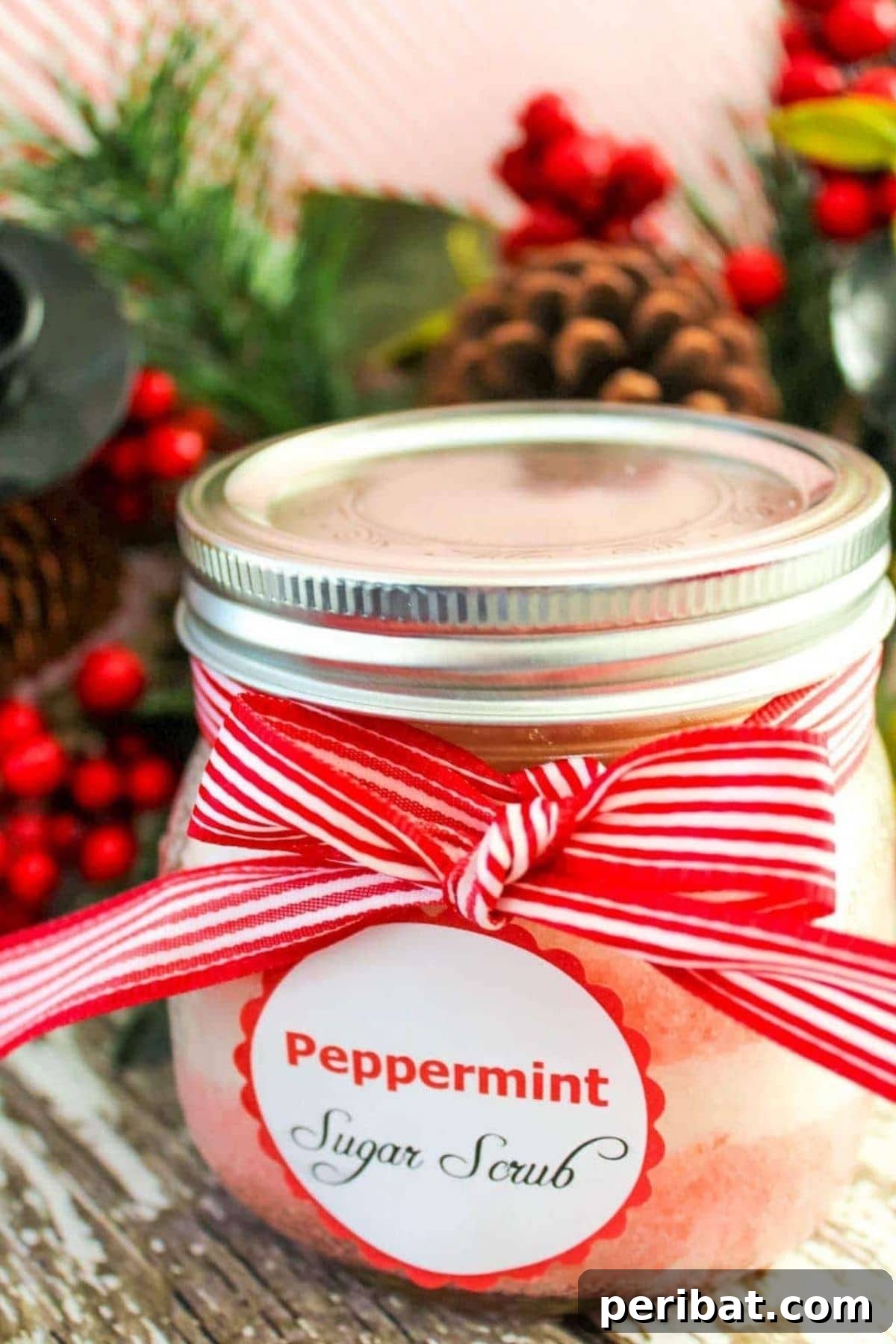 45 Handmade Gifts Women Will Adore 25 Jar of peppermint scrub