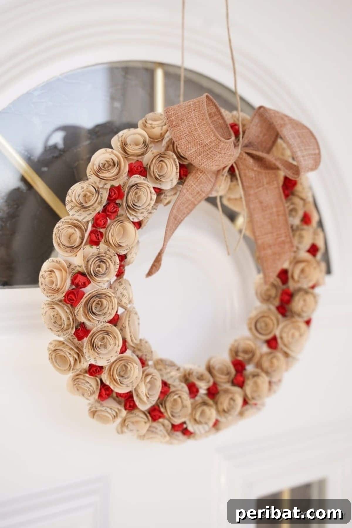 45 Handmade Gifts Women Will Adore 10 Old book flower wreath