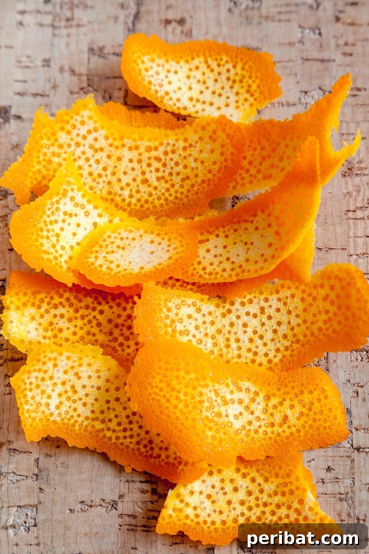 Orange peels drying on a table, ready for crafting or sale