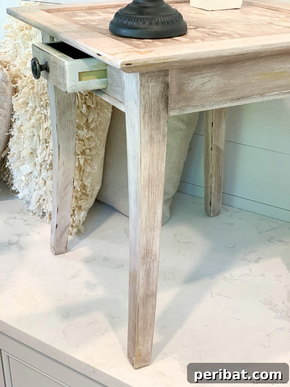 Side of end table