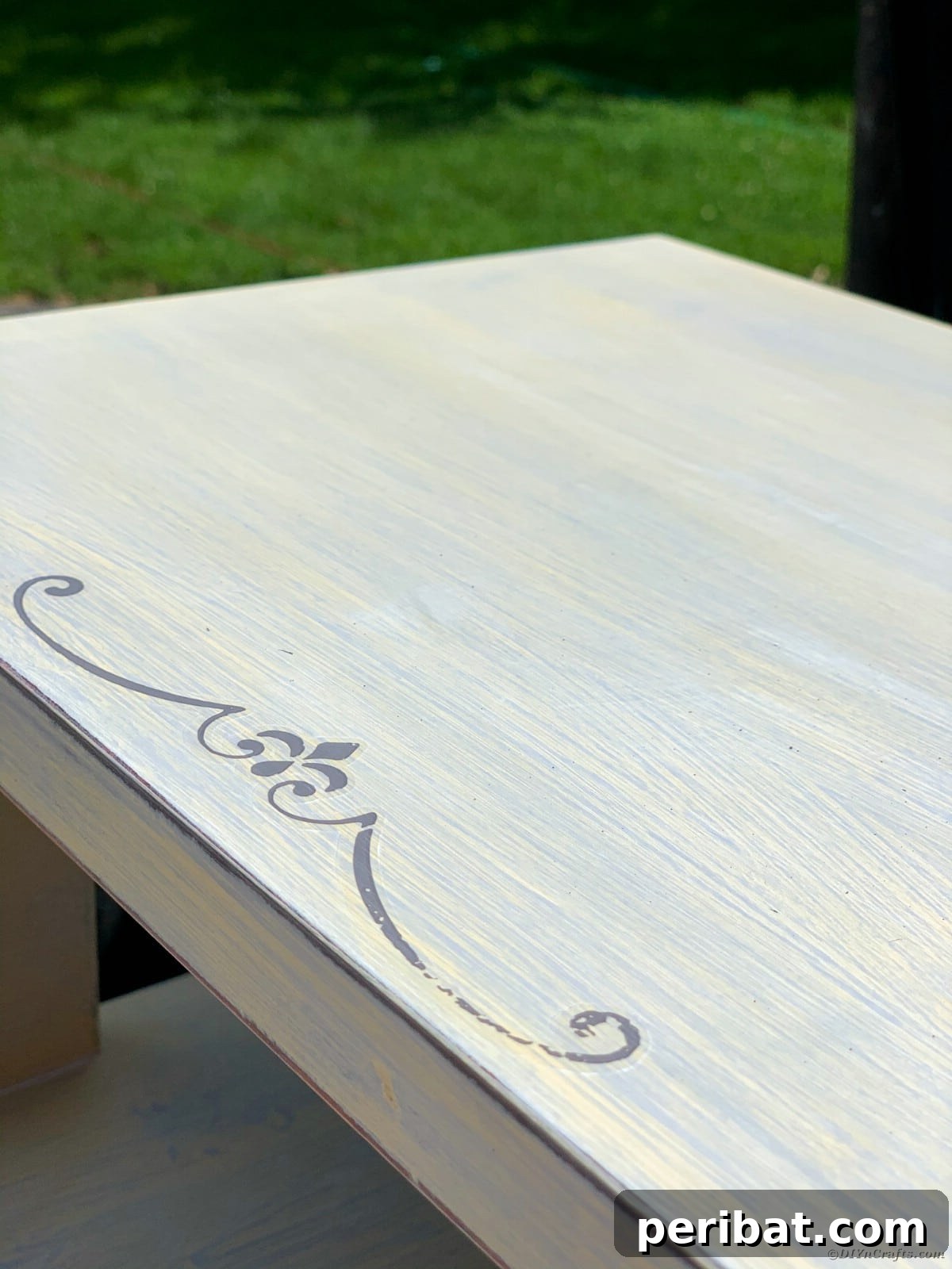 Mid Century End Table Makeover: A Step-by-Step Guide 3 Finished end table