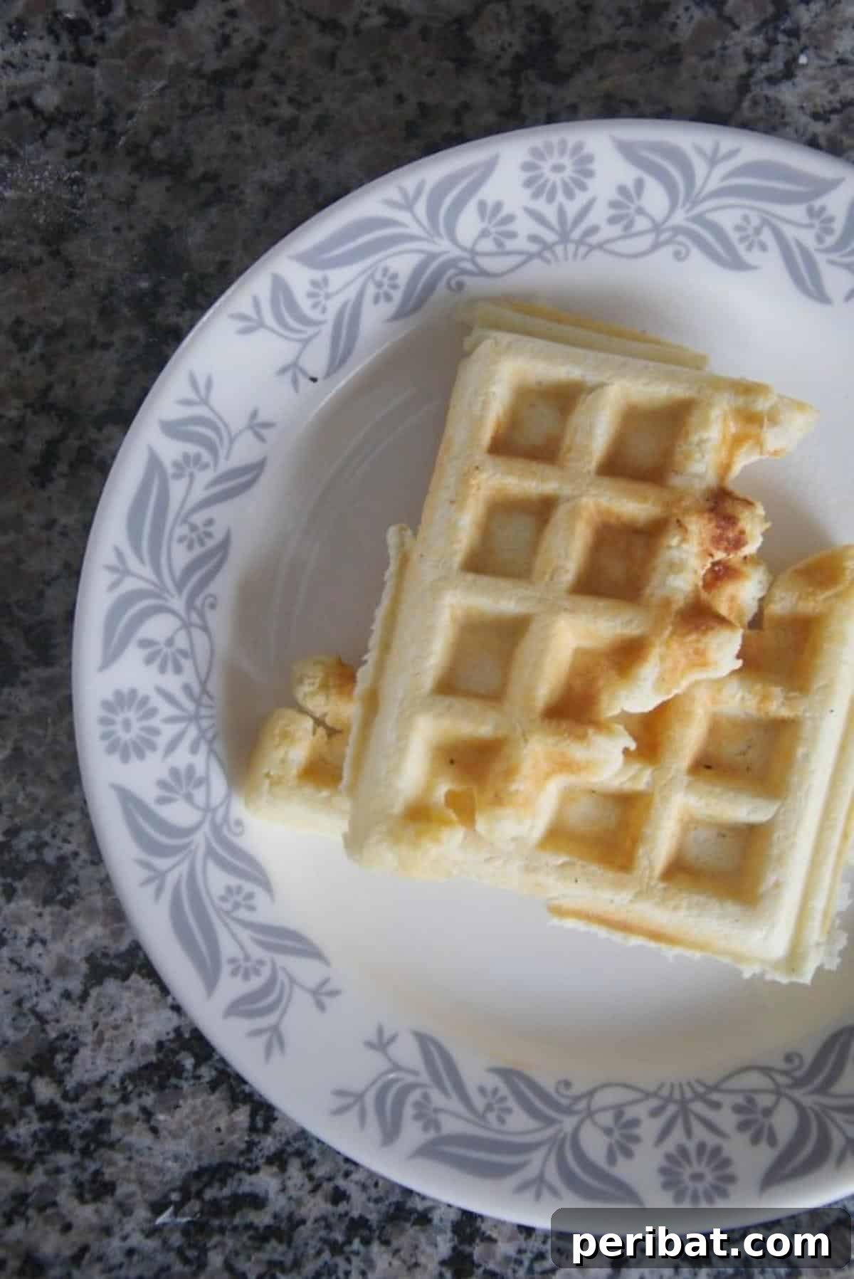Various waffled biscuits, including plain, pizza, and biscuits and gravy, showing their golden-brown, crispy texture from the waffle iron.