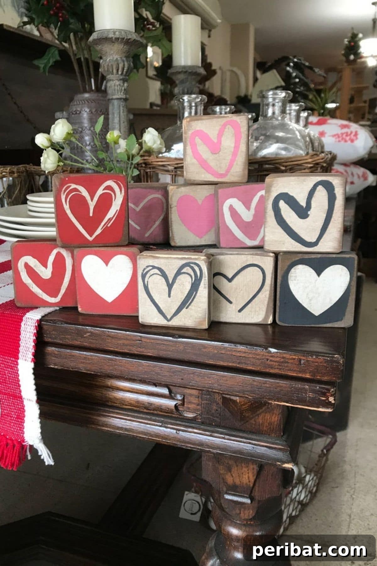 Heart wood blocks