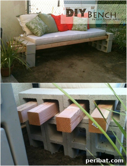 Unblock Your Creativity: DIY Projects with Concrete Blocks for Every Room 3 Easy Outdoor Bench - 17 Creative Ways to Use Concrete Blocks in Your Home