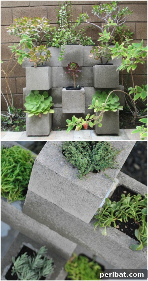 Unblock Your Creativity: DIY Projects with Concrete Blocks for Every Room 6 Garden Planter - 17 Creative Ways to Use Concrete Blocks in Your Home
