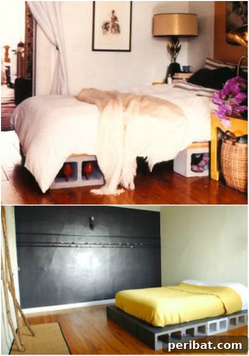 Unblock Your Creativity: DIY Projects with Concrete Blocks for Every Room 10 Bed Base - 17 Creative Ways to Use Concrete Blocks in Your Home