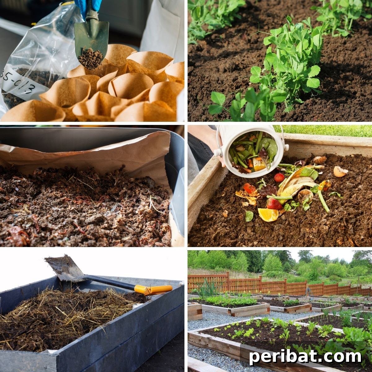 15 Expert Strategies for Pre-Planting Soil Improvement 2 Photos featuring tasks to do to amend the garden bed soil.