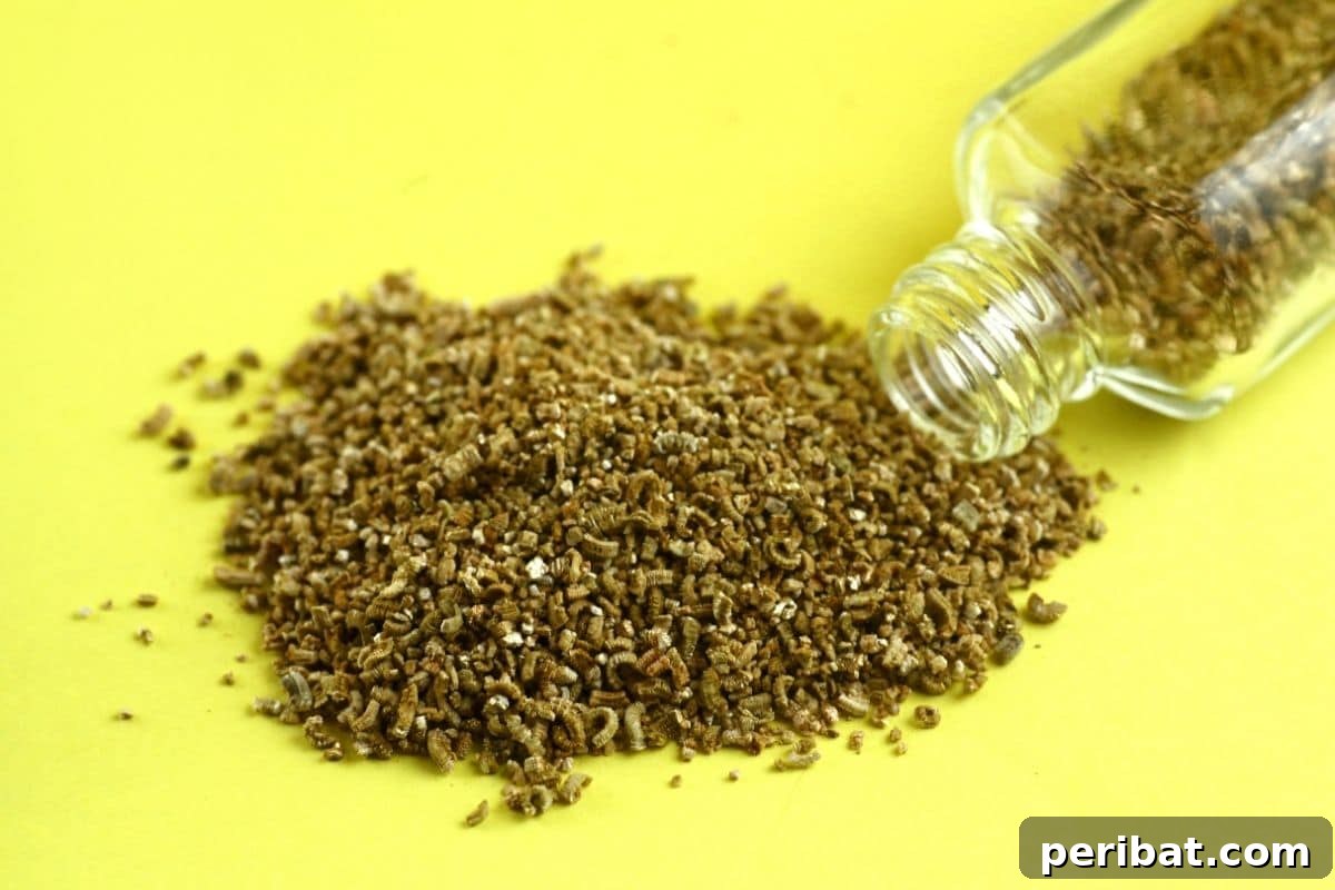 15 Expert Strategies for Pre-Planting Soil Improvement 17 vermiculite from a glass bottle