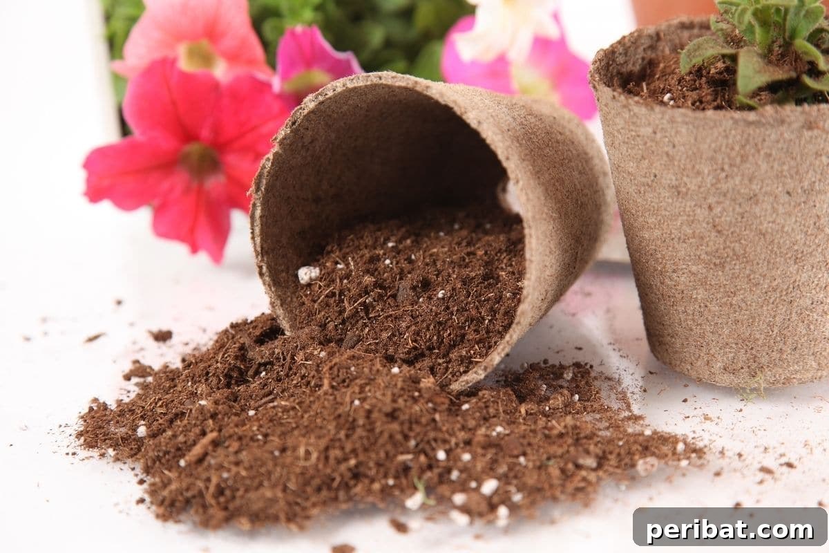 15 Expert Strategies for Pre-Planting Soil Improvement 8 peat moss fertilizer in a pot