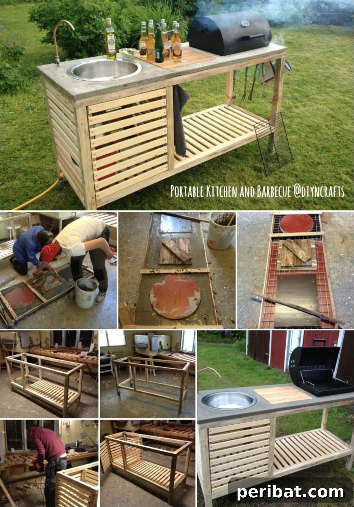 Ultimate DIY Outdoor Cooking Station 2 Brilliant Outdoor Project: Build Your Own All-in-One Portable Kitchen and Barbecue...