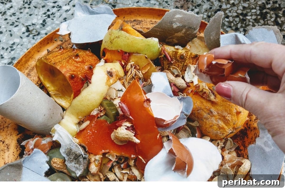 13 Clever Tea Bag Uses for a Healthier Garden 5 A well-maintained compost pile, showing various organic materials breaking down.
