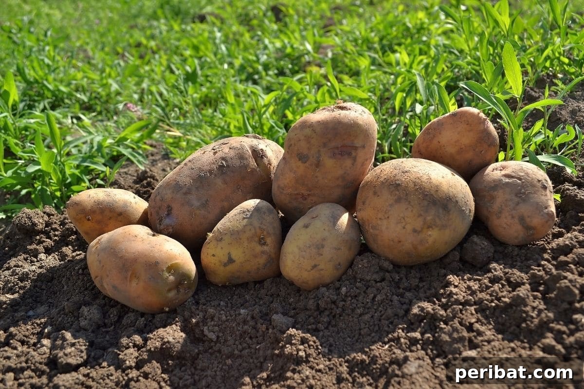 23 Plant Nemeses: Why Certain Species Should Never Coexist 34 piled harvested potato in the garden, underscoring the importance of crop rotation.