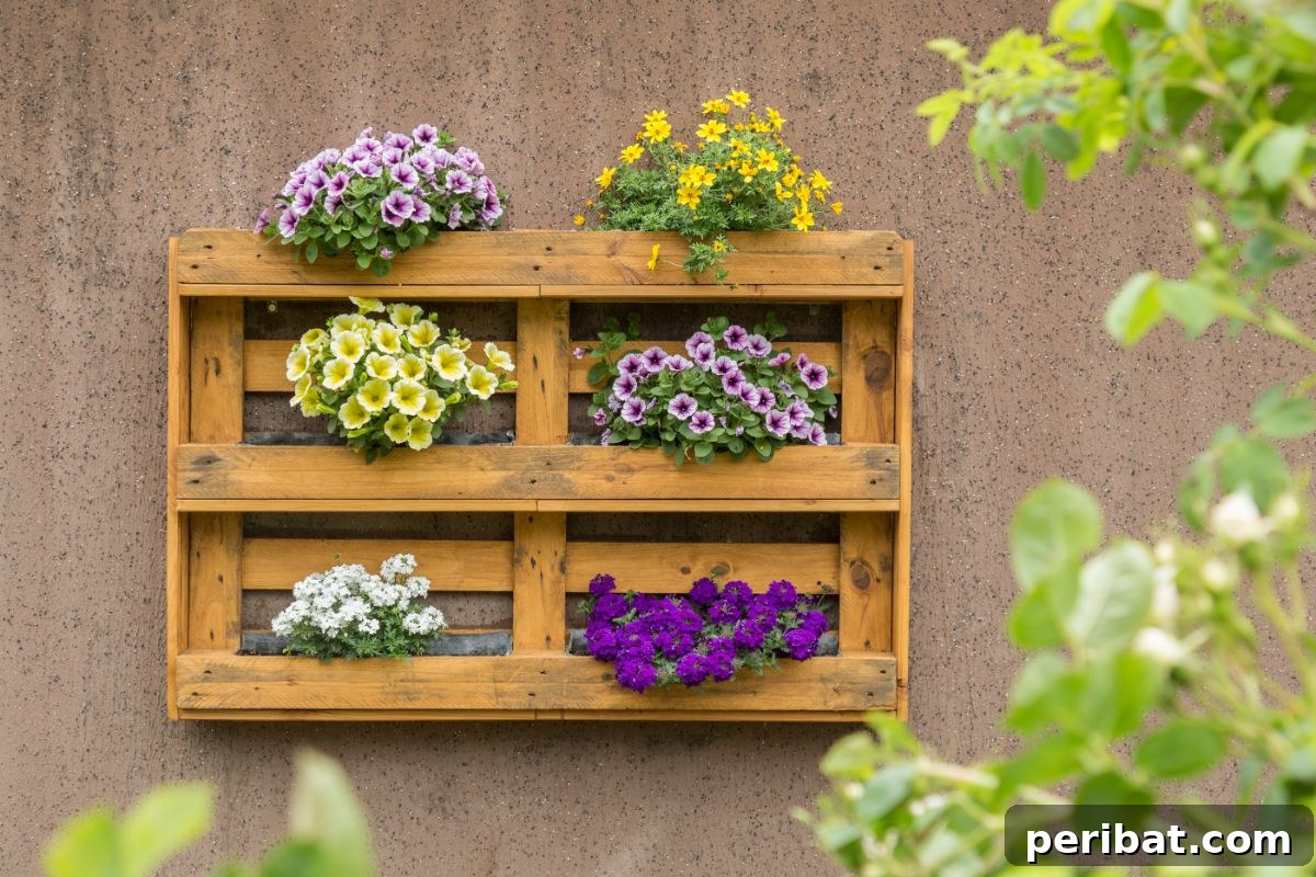 Unlock Your Pallet Garden's Potential: 11 Essential Hacks 11 flower pallet garden