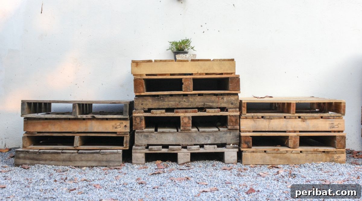 Unlock Your Pallet Garden's Potential: 11 Essential Hacks 5 pile of empty pallets