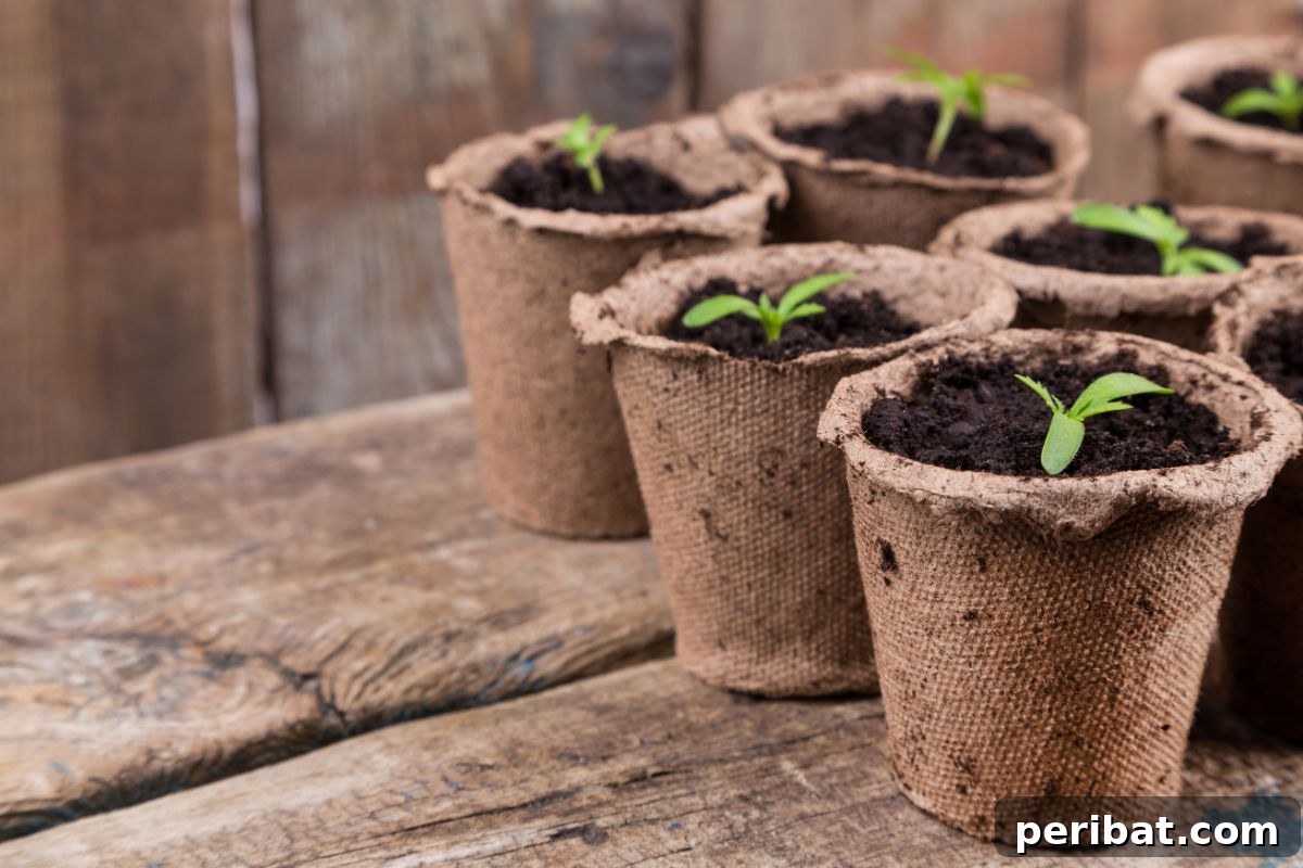 Unlocking Seed Germination: 15 Reasons for Failure and Proven Solutions 6 small sprouts of seedlings in a biodegradable pot