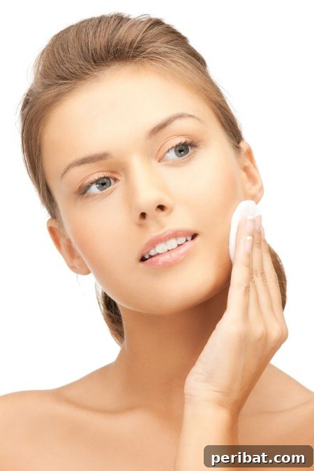 Exfoliating facial cleanse using Epsom salt for smoother skin