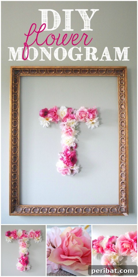 Craft Your Message: 37 DIY Lettering & Word Art Tutorials 3 Faux Floral