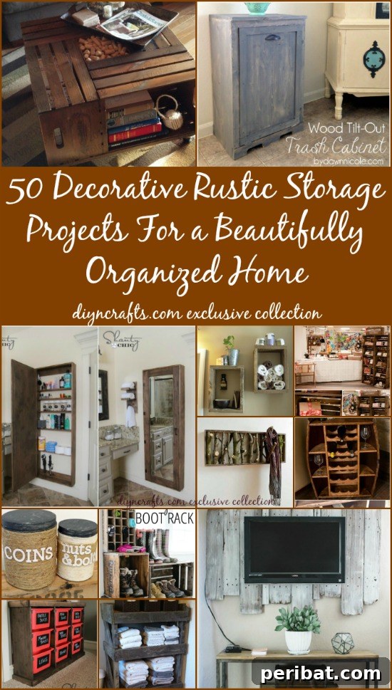 Rustic Storage Ideas for a Beautifully Organized Home