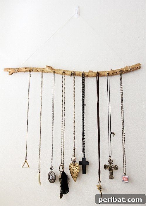 Simple Jewelry Branch Holder