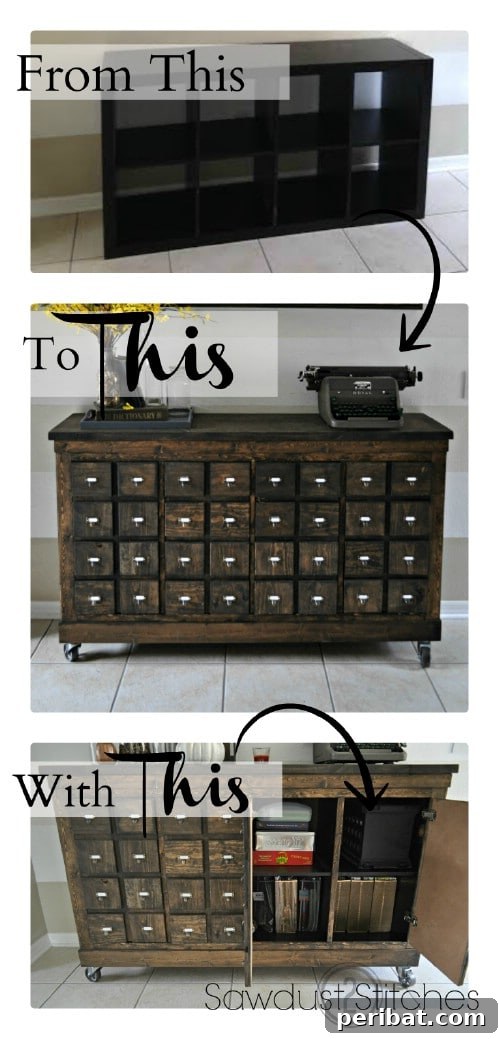 DIY Transformed Apothecary Cabinet