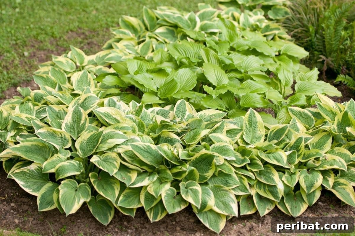 Effortless Blooms for Every Gardener 6 Hostas bush in the garden